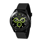 Harry Lime Black bezel Step tracker Watch with Black Silicone strap HA07-2002